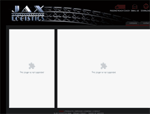 Tablet Screenshot of jaxlogistics.com